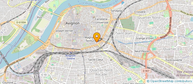 localisation de l'entreprise MONSIEUR MICHEL LIMOUZIN  AVIGNON