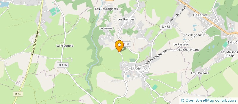 localisation de l'entreprise MONSIEUR MICHEL LOBRIEAU à MONTVICQ