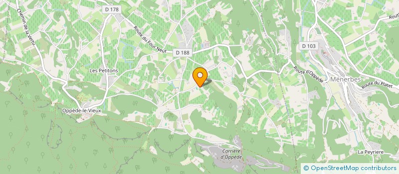 localisation de l'entreprise MONSIEUR MICHEL LOEB  OPPEDE