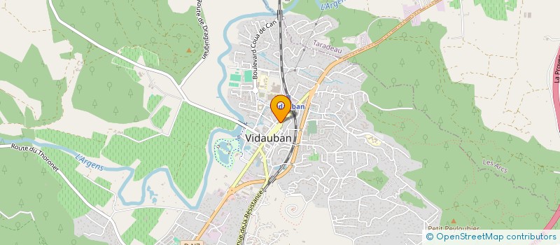 localisation de l'entreprise MONSIEUR MICHEL LOISEAUX  VIDAUBAN