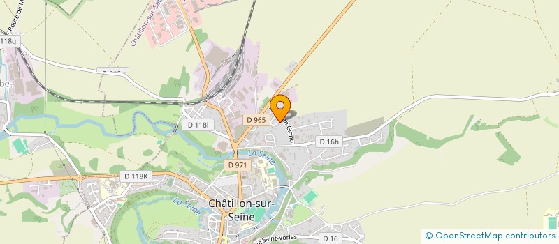 localisation de l'entreprise MONSIEUR MICHEL LOMBARD  CHATILLON-SUR-SEINE