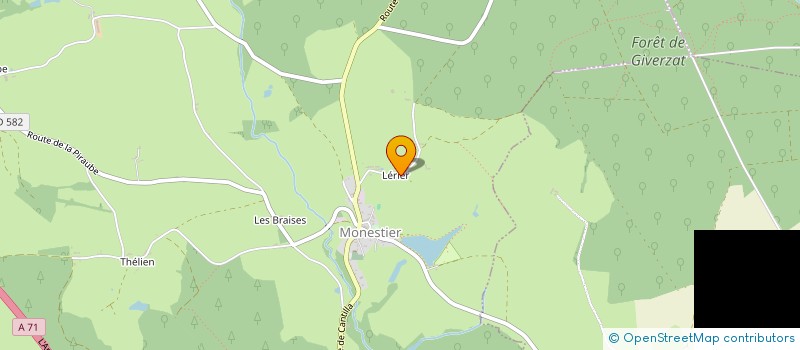 localisation de l'entreprise MONSIEUR MICHEL LONCHAMBON  MONESTIER