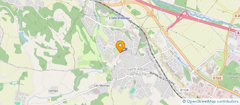 localisation de l'entreprise MONSIEUR MICHEL LONG  L'ISLE-D'ABEAU