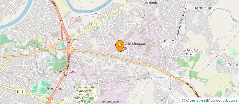 localisation de l'entreprise MONSIEUR MICHEL LOPEZ à ALBI