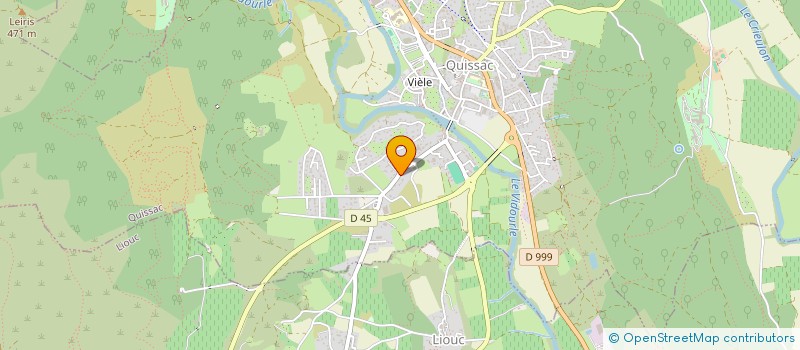 localisation de l'entreprise MONSIEUR MICHEL LOPEZ  QUISSAC