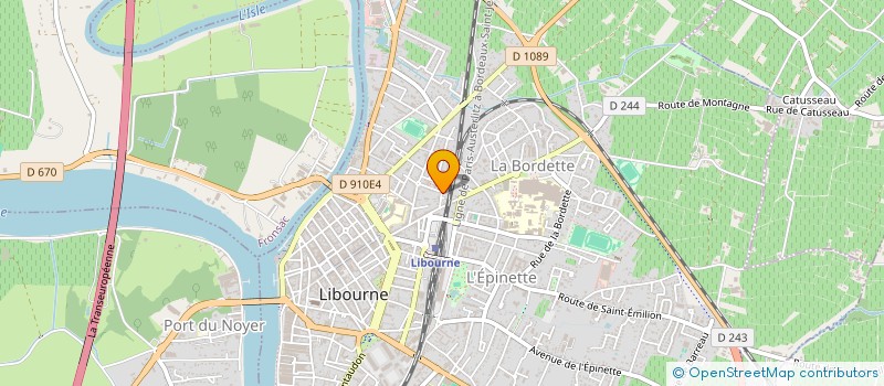 localisation de l'entreprise MONSIEUR MICHEL LOPEZ à LIBOURNE
