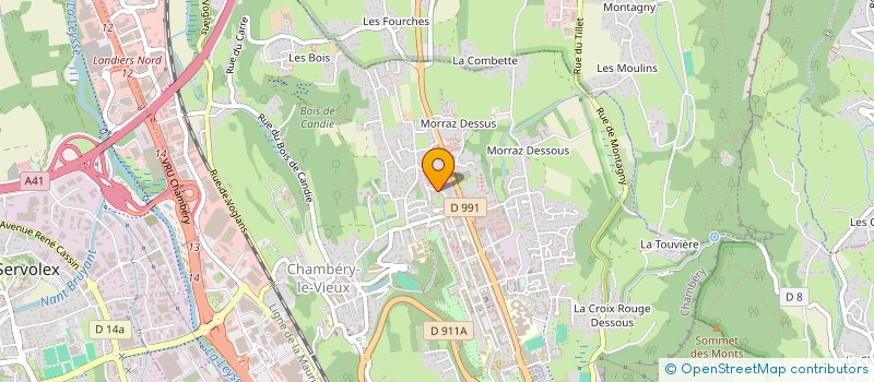 localisation de l'entreprise MONSIEUR MICHEL LOPEZ  SONNAZ