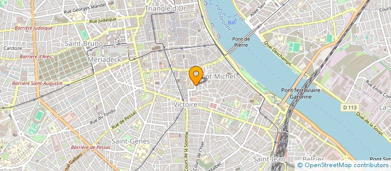 localisation de l'entreprise MONSIEUR MICHEL LORBLANCHES  BORDEAUX