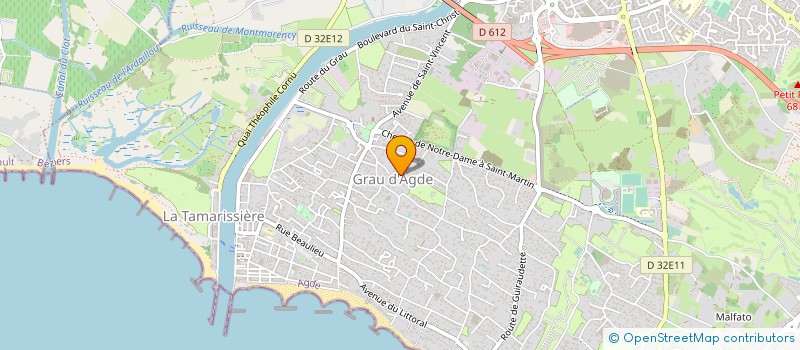 localisation de l'entreprise MONSIEUR MICHEL LORENTE à AGDE