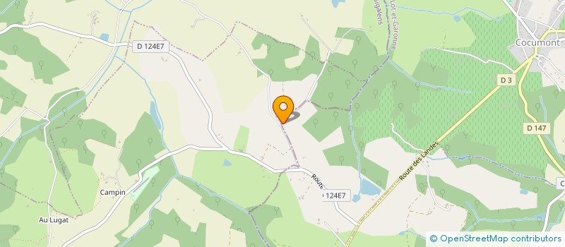 localisation de l'entreprise MONSIEUR MICHEL LORENZON  COCUMONT