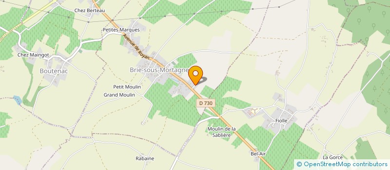 localisation de l'entreprise MONSIEUR MICHEL LORIOT  MORTAGNE-SUR-GIRONDE