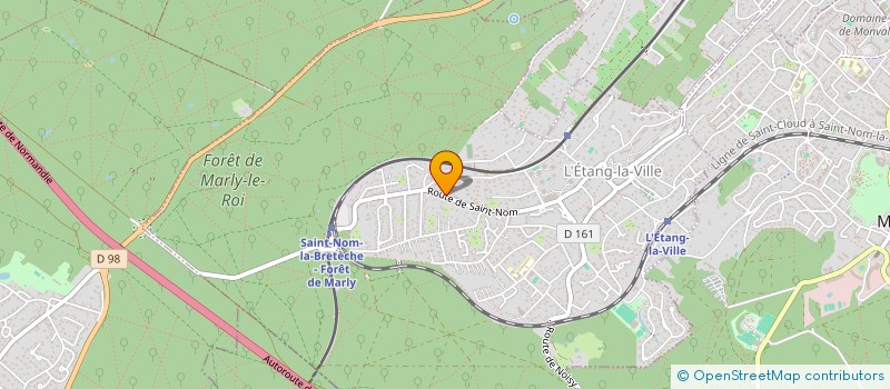 localisation de l'entreprise MONSIEUR MICHEL LORRE  L'ETANG-LA-VILLE