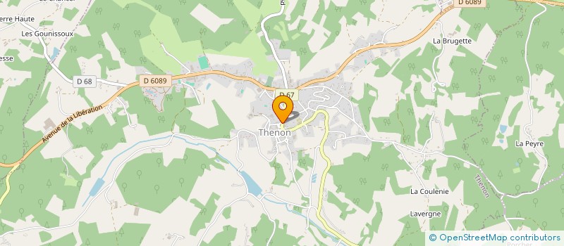 localisation de l'entreprise MONSIEUR MICHEL LOUCHART  THENON