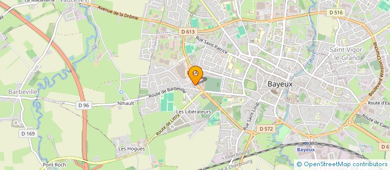 localisation de l'entreprise MONSIEUR MICHEL LOUET  BAYEUX