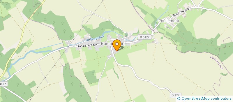 localisation de l'entreprise MONSIEUR MICHEL LOUETTE  DOULLENS