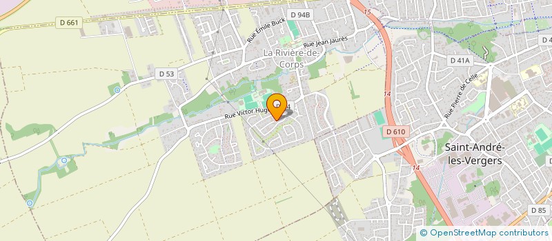 localisation de l'entreprise MONSIEUR MICHEL LOUIS  LA RIVIERE-DE-CORPS