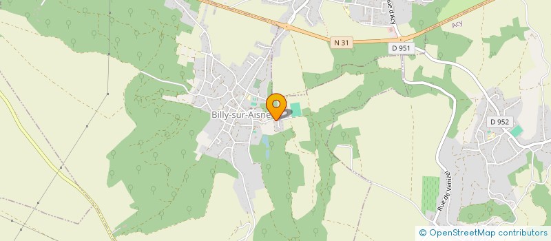 localisation de l'entreprise MONSIEUR MICHEL LOUIS RENE BENARD  BILLY-SUR-AISNE