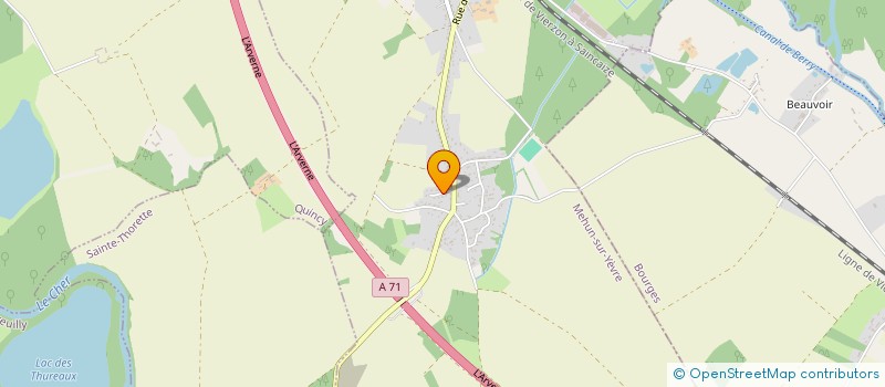 localisation de l'entreprise MONSIEUR MICHEL LOURENCO  MEHUN-SUR-YEVRE