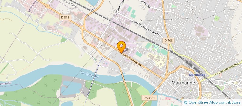 localisation de l'entreprise MONSIEUR MICHEL LOUSTALOT  MARMANDE