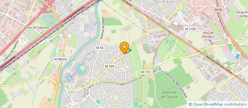 localisation de l'entreprise MONSIEUR MICHEL LOUSTAU à LATTES