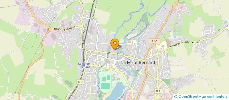 localisation de l'entreprise MONSIEUR MICHEL LOUVANCOURT  LA FERTE-BERNARD