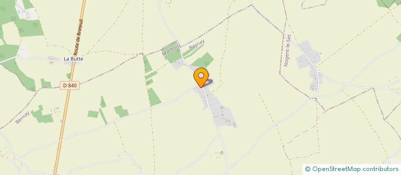 localisation de l'entreprise MONSIEUR MICHEL LOUVARD  MARBOIS