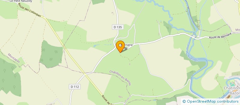 localisation de l'entreprise MONSIEUR MICHEL LOUVEAU  CHATILLON-EN-BAZOIS