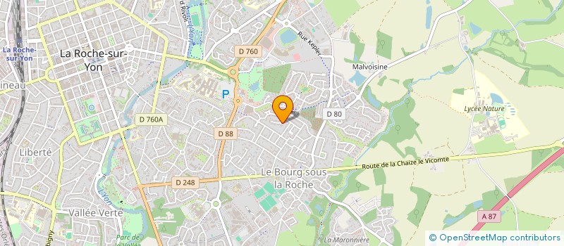 localisation de l'entreprise MONSIEUR MICHEL LOUVEL à LA ROCHE-SUR-YON