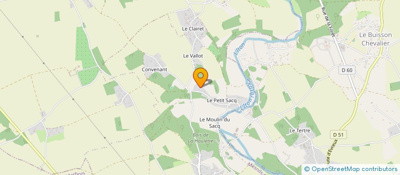 localisation de l'entreprise MONSIEUR MICHEL LOUVEL  MESNILS-SUR-ITON