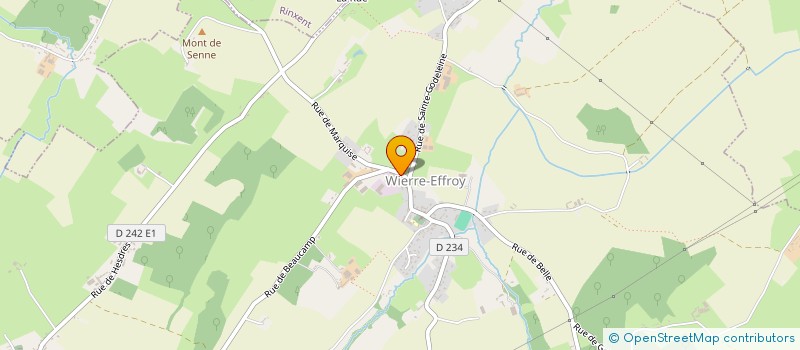 localisation de l'entreprise MONSIEUR MICHEL LOUVET  WIERRE-EFFROY