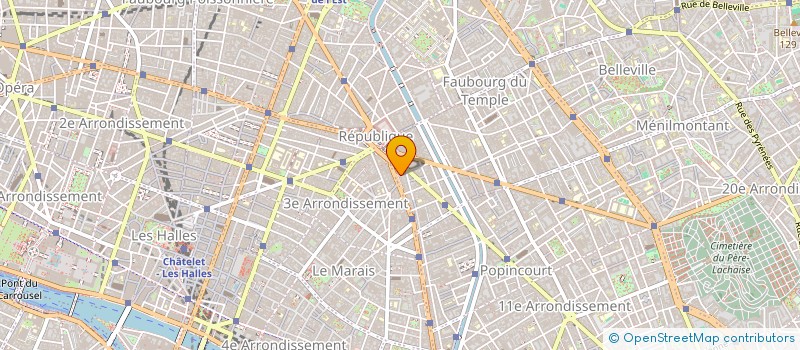 localisation de l'entreprise MONSIEUR MICHEL LUBCZANSKI  PARIS