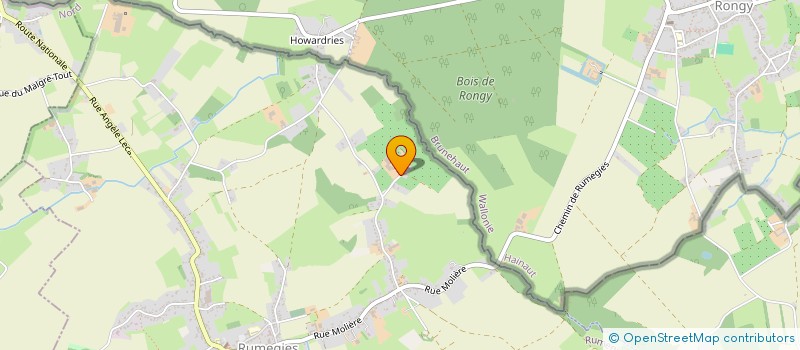 localisation de l'entreprise MONSIEUR MICHEL LUBRET  RUMEGIES