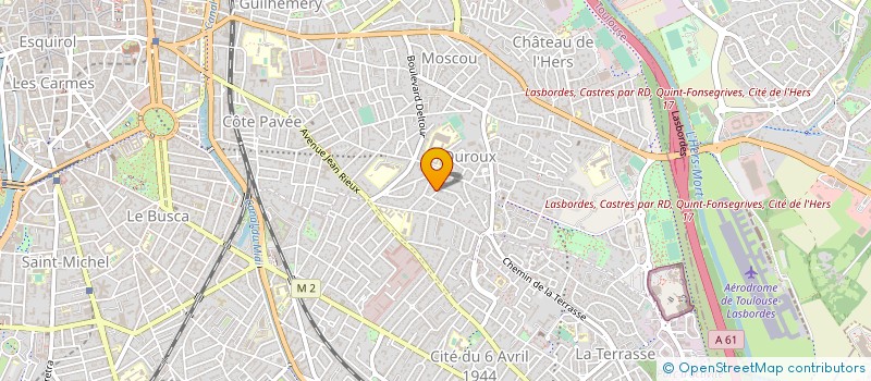 localisation de l'entreprise MONSIEUR MICHEL LUC à TOULOUSE