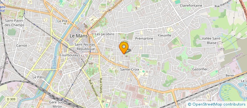 localisation de l'entreprise MONSIEUR MICHEL LUCAS à LE MANS