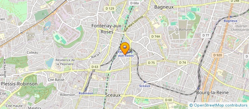 localisation de l'entreprise MONSIEUR MICHEL LUCAS à FONTENAY-AUX-ROSES