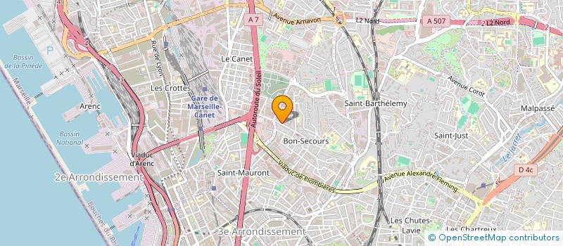 localisation de l'entreprise MONSIEUR MICHEL LUCCINI à MARSEILLE