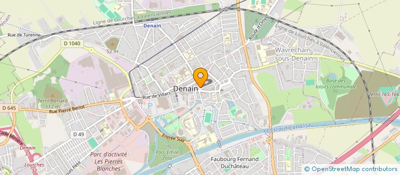 localisation de l'entreprise MONSIEUR MICHEL LUCIEN DUPONT à DENAIN