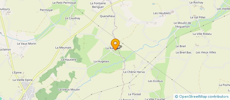 localisation de l'entreprise MONSIEUR MICHEL LUCIENNE à LE MENE