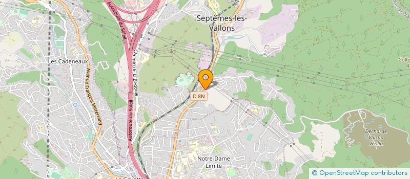 localisation de l'entreprise MONSIEUR MICHEL LUPO  SEPTEMES LES VALLONS