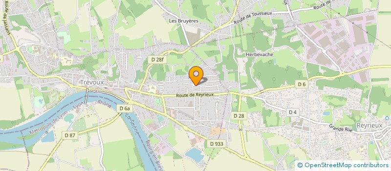 localisation de l'entreprise MONSIEUR MICHEL LUQUET à TREVOUX