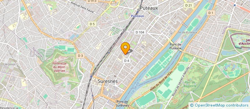 localisation de l'entreprise MONSIEUR MICHEL LUQUET à SURESNES