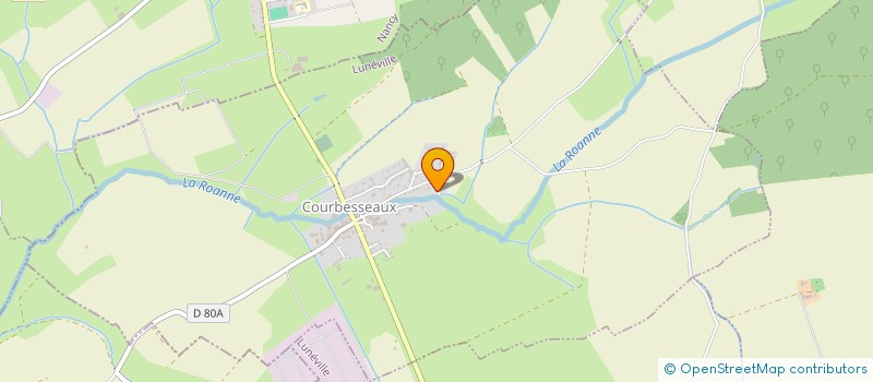 localisation de l'entreprise MONSIEUR MICHEL LUQUET  COURBESSEAUX