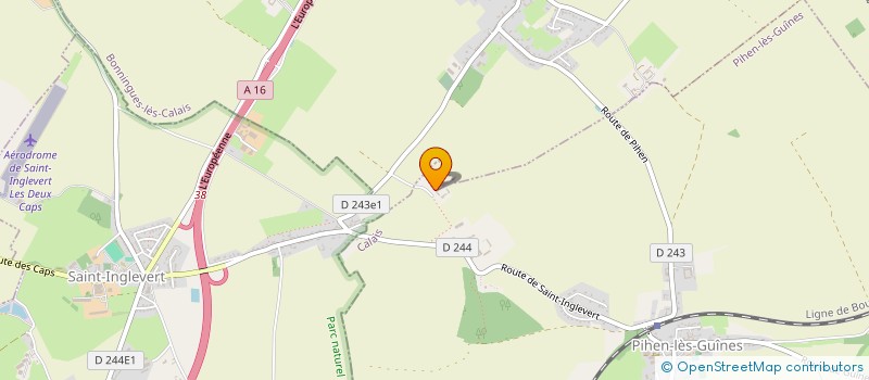 localisation de l'entreprise MONSIEUR MICHEL LUYSSAERT  PIHEN-LES-GUINES