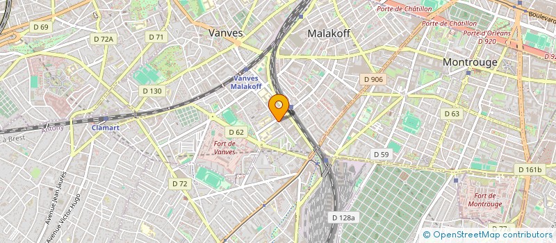localisation de l'entreprise MONSIEUR MICHEL LYCZAK à MALAKOFF