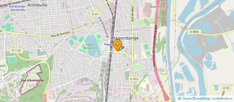 localisation de l'entreprise MONSIEUR MICHEL MAAS à HAGONDANGE