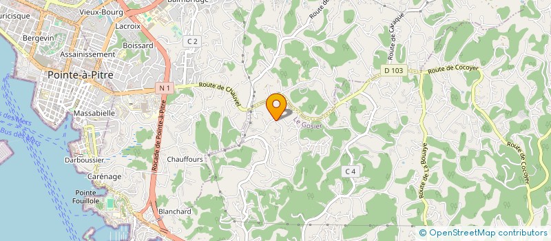 localisation de l'entreprise MONSIEUR MICHEL MACARIO  LE GOSIER