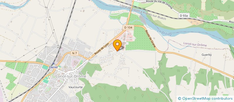 localisation de l'entreprise MONSIEUR MICHEL MACE  LORIOL SUR DROME