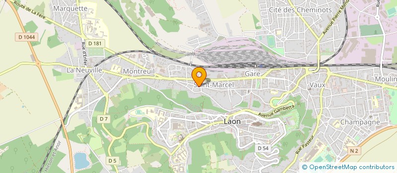 localisation de l'entreprise MONSIEUR MICHEL MACHAIN à LAON