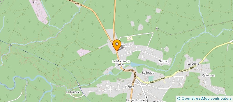 localisation de l'entreprise MONSIEUR MICHEL MACIAS  BELIN-BELIET