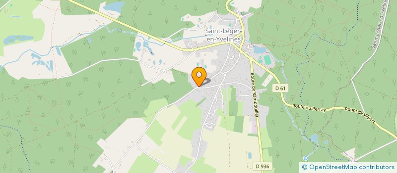 localisation de l'entreprise MONSIEUR MICHEL MADELAINE  SAINT-LEGER-EN-YVELINES